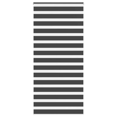 vidaXL Zebra roleta čierna 105x230 cm šírka látky 100,9cm polyester