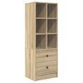 vidaXL Highboard so zásuvkou Sonoma dub 45,5 x 34 x 127 cm