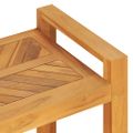 vidaXL Lavička 120 cm teakový masív