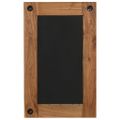 vidaXL Zrkadlo z masívneho akáciového dreva 50x80 cm