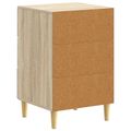 vidaXL Nočný stolík Dub sonoma 43 x 39,5 x 66,5 cm Kompozitné drevo