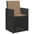 vidaXL Sedadlové a zadné vankúše Polyester Sivohnedá 47 x 45 x 2 cm