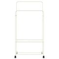 vidaXL Vešiak na oblečenie Biela 80 x 53 x 156 cm