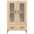 vidaXL Vysoká skrinka dub sonoma 69,5x31x115 cm kompozitné drevo