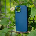 Saténové puzdro pre Samsung Galaxy S23 Plus tmavomodré