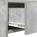 vidaXL Konzolový stôl Betónovo sivá 90 x 35 x 80 cm Kompozitné drevo