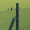 vidaXL Zvarené drôtené pletivo s betónovým základom 10 x 1,6 m Zelená