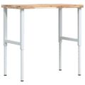 vidaXL Pracovný stôl 100x60x(73-99,5) cm masívna akácia obdĺžnik