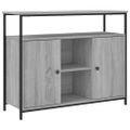 vidaXL Komoda sivá sonoma 100x35x80 cm kompozitné drevo