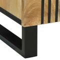 vidaXL Bočný stôl Hnedá 90 x 33 x 75 cm mangový masív