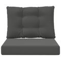 vidaXL Vankúš na vonkajšiu pohovku Polyester Antracitová 60 x 50,5 cm
