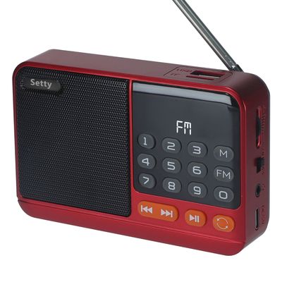 Setty mini FM rádio + Bluetooth reproduktor SFM-01M