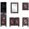 vidaXL Set kabinetov do kúpeľne 5 ks 62 x 33 x 58 cm