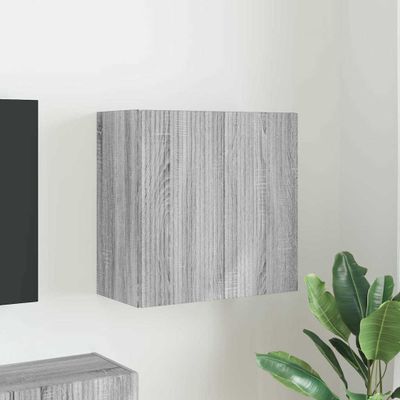vidaXL TV nástenná skriňa Nástenný Sivý Sonoma 59,5 x 31 x 60 cm