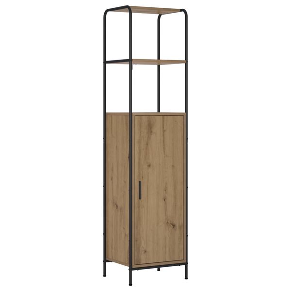 vidaXL Highboard Dub artisan 40 x 33 x 161 cm Kompozitné drevo