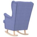 vidaXL Hojdacie kreslo Jeans Blue 74x90x102 cm Látka