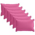 vidaXL Poťah na podložku 6 ks HOUTEN Ružová 50 x 75 cm Polyester