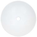 vidaXL Umývadlo biele 41x12,5 cm keramické