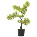 vidaXL Umelý bonsaj, cyprus s kvetináčom 60 cm, zelený