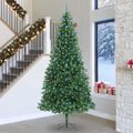 vidaXL Umelý vianočný stromček Zelená 300 cm PVC, kov a plast