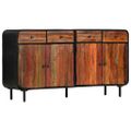 vidaXL Komoda masívne recyklované drevo 140x35x76 cm