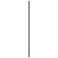 vidaXL Nástenné zrkadlo čierne 50x100 cm obdĺžnikové železné