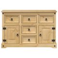 vidaXL Komoda Corona 112x40x75 cm borovicový masív