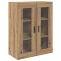 vidaXL Highboard 2 ks Remeselný dub 69,5 x 34 x 180 cm