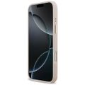 Puzdro Guess pre iPhone 17 Pro Max HC MAGSAFE PU S GRAINED PU STRASS LOGO ružové