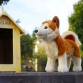 Plyšový pes Akita Inu 30 cm ECO-FRIENDLY
