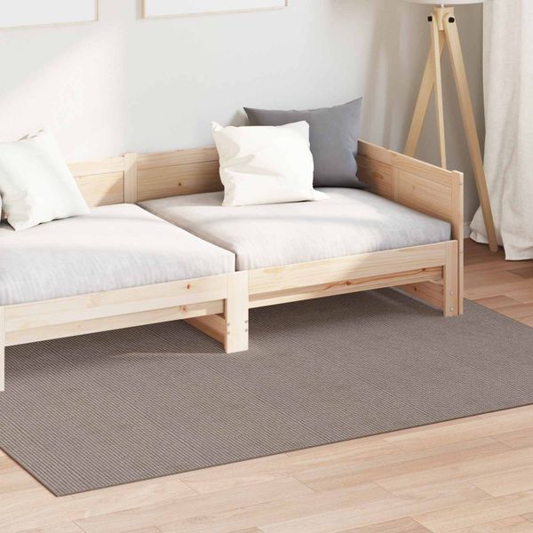 vidaXL Kusové koberce Obdĺžnikový LUGO Sivohnedá 120 x 170 cm