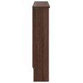 vidaXL Kryt radiátora Hnedý dub 78 x 19 x 81,5 cm Kompozitné drevo