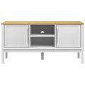 vidaXL Komoda FLORO biela 114x43x55 cm borovicový masív