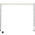 vidaXL Zaťahovacia markíza s LED 300x150 cm krémová