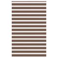 vidaXL Zebra roleta hnedá 145x200 cm šírka látky 140,9 cm polyester