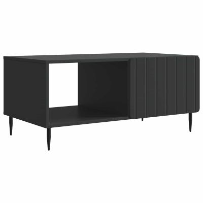 vidaXL Konferenčný stolík Čierna 90 x 50 x 40 cm Kompozitné drevo