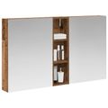 vidaXL Set kabinetov do kúpeľne 3 ks 120 x 14,5 x 70 cm