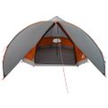 vidaXL Teepee stan pre 9 osôb 9-miestny Šedá a oranžová