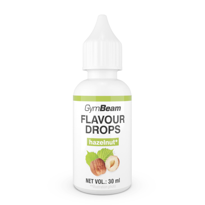 Flavour Drops - GymBeam, lieskový orech