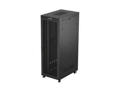 19'' Voľne stojaca racková skriňa 47U 800X1200 čierny lcd s perforovanými dverami lanberg (flat pack) V2