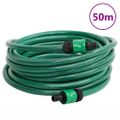 vidaXL Voľne stojaci zelený hadicový bubon s 50 m hadicou PVC