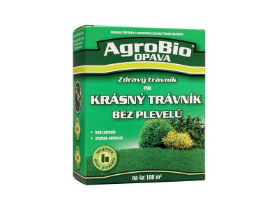 Prípravok na hubenie dvojklíčnolistových burín AGROBIO Zdravý Trávnik