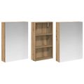 vidaXL Set kabinetov do kúpeľne 3 ks 140 x 14,5 x 70 cm