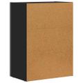 vidaXL Servírovacia skriňa ELST Čierna 59 x 35 x 80.5 cm