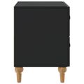 vidaXL Nočný stolík Čierna 62 x 34,5 x 48 cm Kompozitné drevo