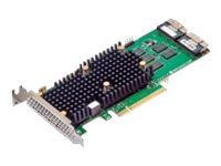 Radič úložiska (RAID) - 16 kanálov - SATA 6Gb/s / SAS 24Gb/s / PCIe 4.0 (NVMe) - RAID 0, 1, 10, 5, 50, 6, 60 - PCIe 4.0 x8