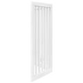 vidaXL Brána pre psa skladacia 3 panely biela 150 cm topoľové drevo