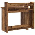 vidaXL Stôl Staré drevo 97 x 45 x 90 cm Kompozitné drevo