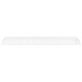 vidaXL Fóliovník s oceľovým rámom biely 100 m² 20x5x2,3 m