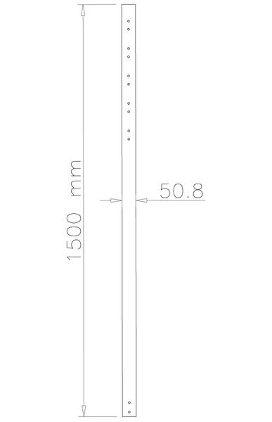Neomounts FPMA-CP150 / 150 cm prodlužovací tyč pre FPMA-C200/C400SILVER/PLASMA-C100 / Striebrná Tyc, prodlužovací, pre držiak, nosnosť 50 kg, prodluženie 204 cm, priemer 5 cm, oceľ, strieborná